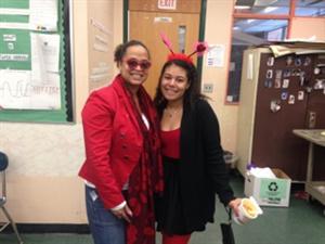 Mrs. Q and Christina 